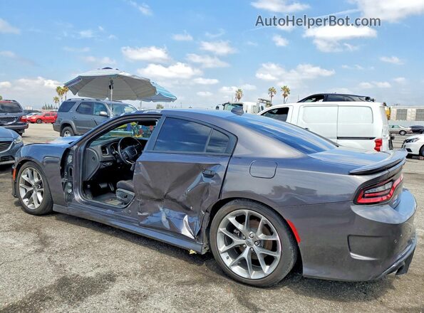 2C3CDXHG7LH184143 2020 DODGE CHARGER Серый Задняя левая четверть