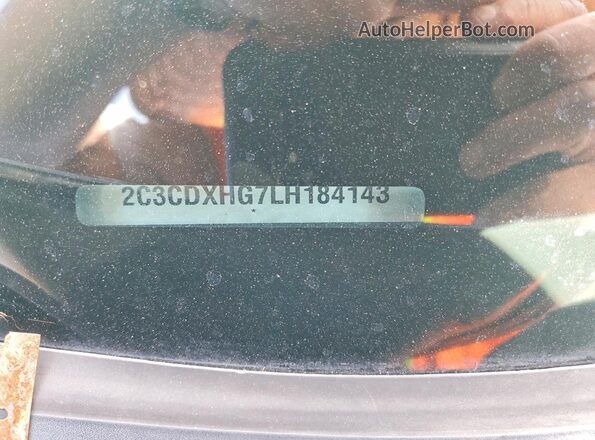 2C3CDXHG7LH184143 2020 DODGE CHARGER Серый Вид подкапотного пространства