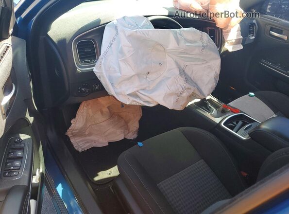 2C3CDXHG7LH188113 2020 DODGE CHARGER Blue Vista del salpicadero