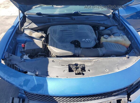 2C3CDXHG7LH188113 2020 DODGE CHARGER Blue Vista interior trasera