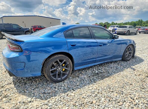 2C3CDXHG7MH612715 2021 DODGE CHARGER Синий Задняя правая четверть