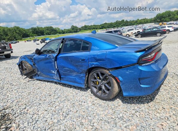 2C3CDXHG7MH612715 2021 DODGE CHARGER Синий Задняя левая четверть