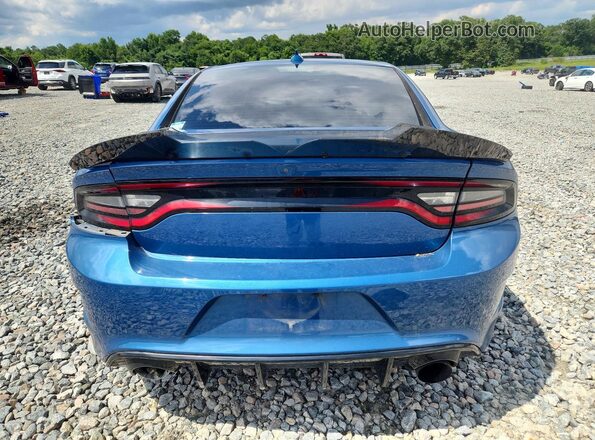 2C3CDXHG7MH612715 2021 DODGE CHARGER Синий Вид сзади