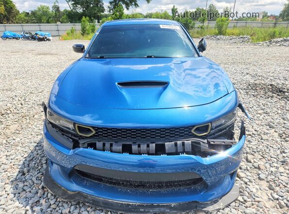 2C3CDXHG7MH612715 2021 DODGE CHARGER Синий Вид спереди