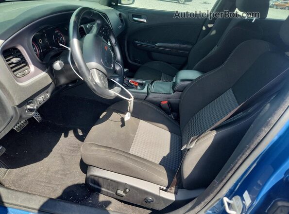 2C3CDXHG7MH612715 2021 DODGE CHARGER Синий Вид салона спереди