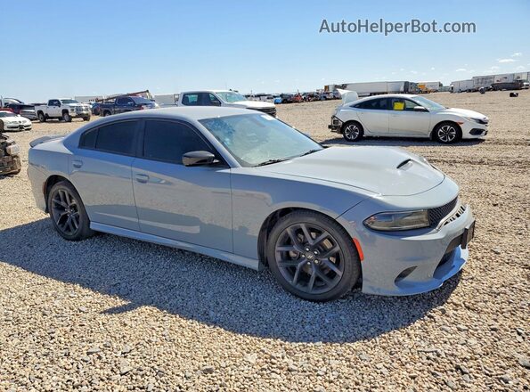 2C3CDXHG7MH652566 2021 DODGE CHARGER Gray Przód prawy