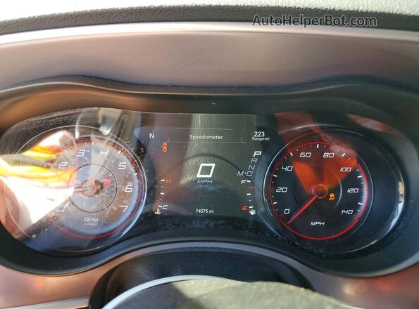 2C3CDXHG7MH652566 2021 DODGE CHARGER Gray Widok zestawu wskaźników