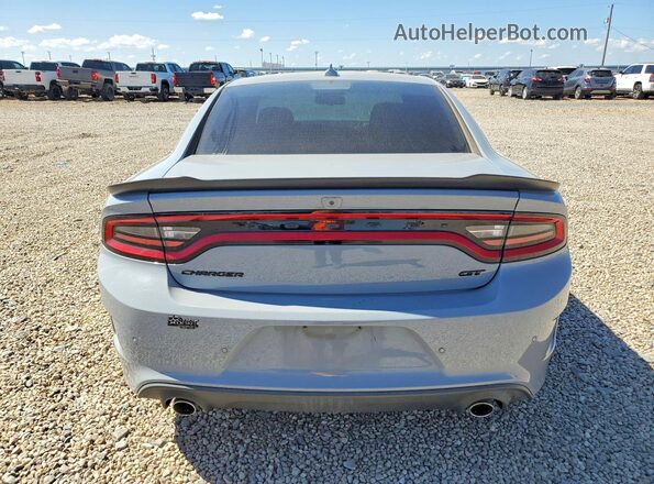 2C3CDXHG7MH652566 2021 DODGE CHARGER Gray Widok z tyłu