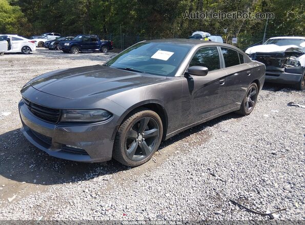 2C3CDXHG8GH204857 2016 DODGE CHARGER Gray Przód lewy