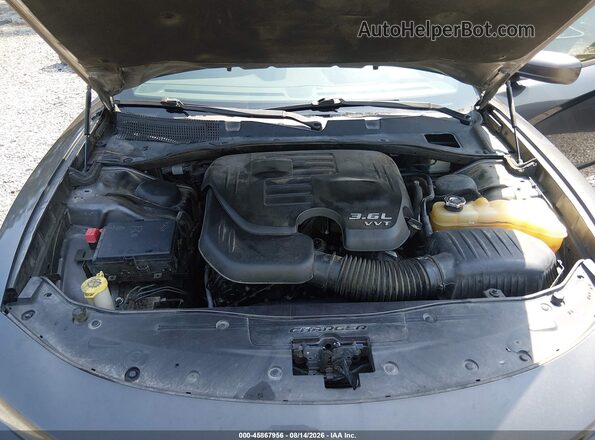 2C3CDXHG8GH204857 2016 DODGE CHARGER Gray Widok z tyłu
