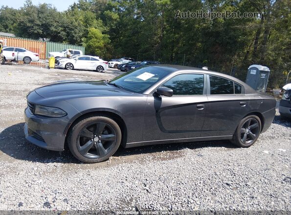 2C3CDXHG8GH204857 2016 DODGE CHARGER Gray Widok wnętrza 360 stopni