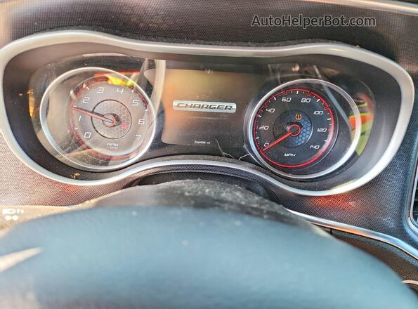 2C3CDXHG8GH266209 2016 DODGE CHARGER Белый Вид щитка приборов