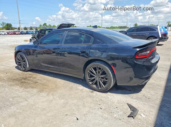 2C3CDXHG8JH187470 2018 DODGE CHARGER Black Trasero izquierdo