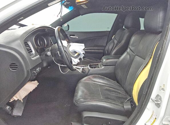 2C3CDXHG8LH238503 2020 DODGE CHARGER White წინა სალონის ხედი