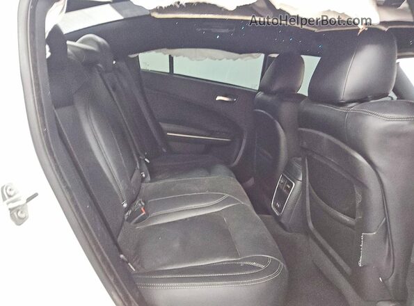 2C3CDXHG8LH238503 2020 DODGE CHARGER White უკანა სავარძლების ხედი