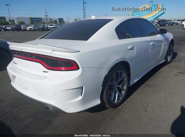 2C3CDXHG8LH245290 2020 DODGE CHARGER White Հետևի աջ
