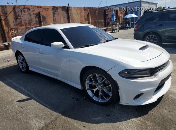2C3CDXHG8LH245290 2020 DODGE CHARGER White Widok z tyłu