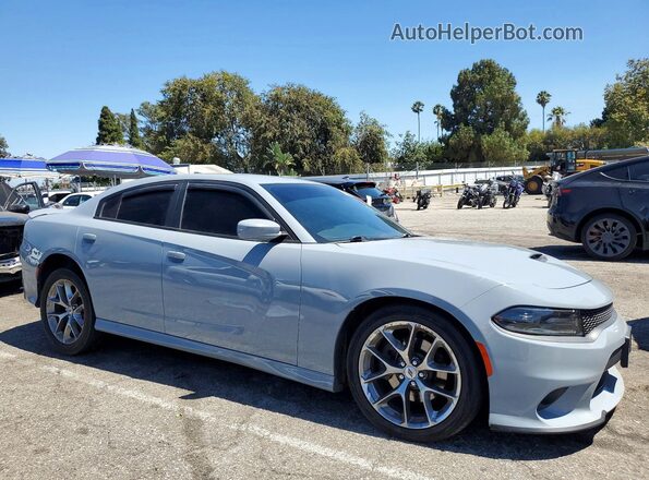 2C3CDXHG8MH506855 2021 DODGE CHARGER Gray Передня права чверть