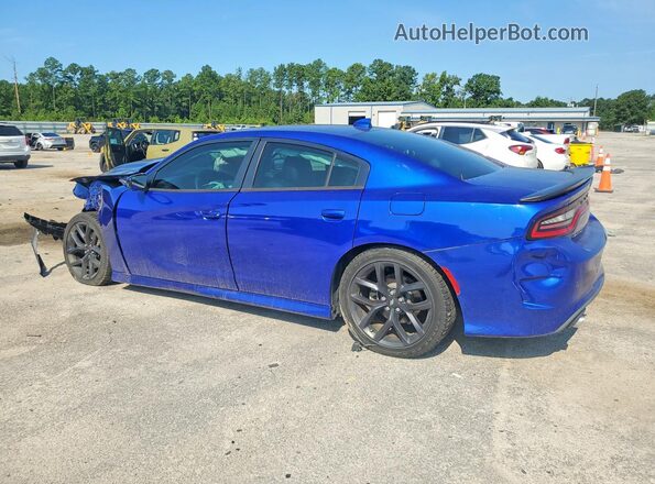 2C3CDXHG8MH569552 2021 DODGE CHARGER Blue უკანა მარცხენა