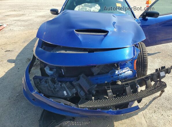 2C3CDXHG8MH569552 2021 DODGE CHARGER Blue უკანა სალონის ხედი