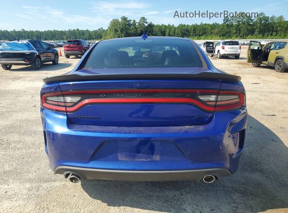 2C3CDXHG8MH569552 2021 DODGE CHARGER Blue უკანა ხედი