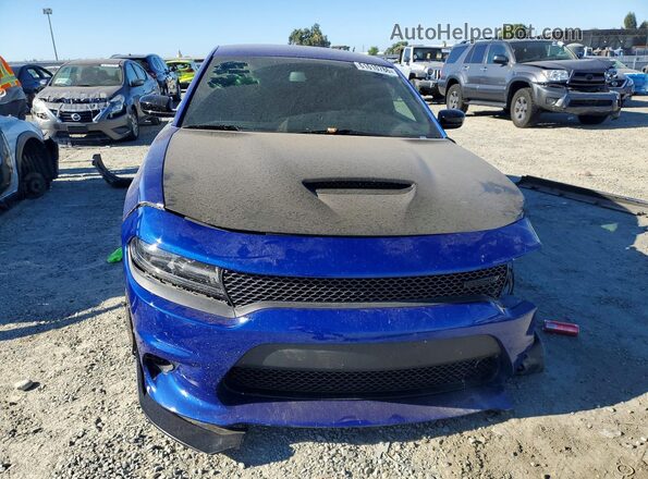 2C3CDXHG8MH591566 2021 DODGE CHARGER Blue Widok z przodu