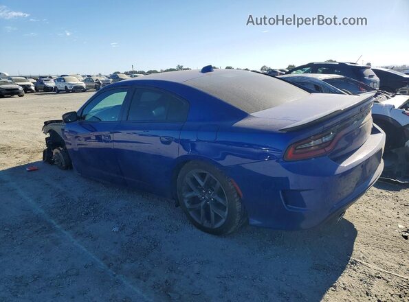2C3CDXHG8MH591566 2021 DODGE CHARGER Blue Tył lewy