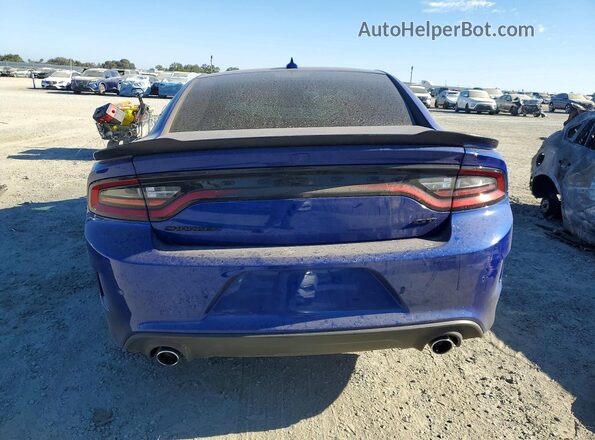 2C3CDXHG8MH591566 2021 DODGE CHARGER Blue Widok z tyłu