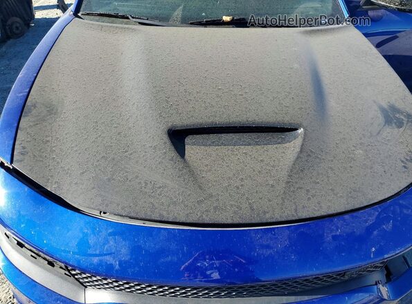 2C3CDXHG8MH591566 2021 DODGE CHARGER Blue Widok wnętrza z tyłu