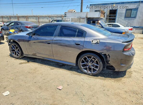 2C3CDXHG8MH633816 2021 DODGE CHARGER Gray Задня ліва чверть