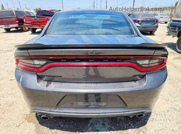 2C3CDXHG8MH633816 2021 DODGE CHARGER Gray Вид ззаду