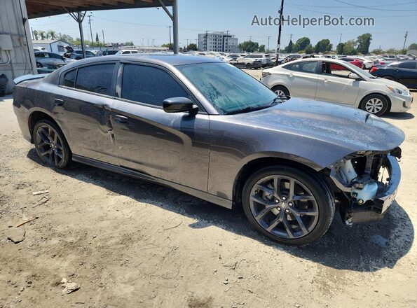 2C3CDXHG8MH633816 2021 DODGE CHARGER Gray Передня права чверть
