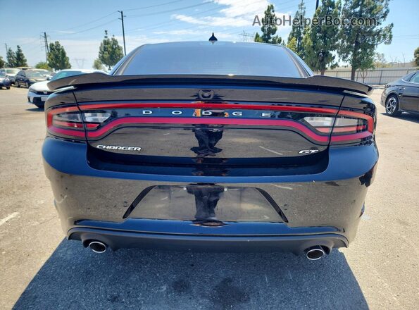 2C3CDXHG8PH561682 2023 DODGE CHARGER Black უკანა ხედი