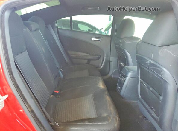 2C3CDXHG8PH615935 2023 DODGE CHARGER Red უკანა სავარძლების ხედი
