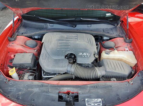 2C3CDXHG8PH615935 2023 DODGE CHARGER Red უკანა სალონის ხედი