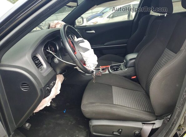 2C3CDXHG8PH626661 2023 DODGE CHARGER Black Вид салону спереду