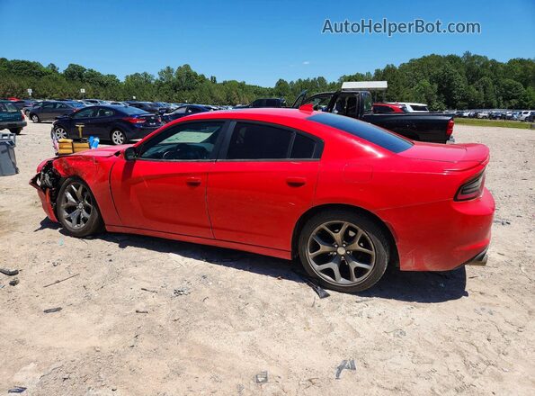 2C3CDXHG9GH154776 2016 DODGE CHARGER Red Rear left