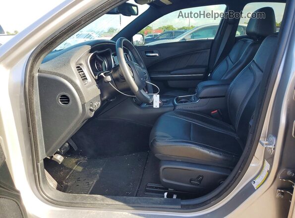 2C3CDXHG9JH157894 2018 DODGE CHARGER Silver წინა სალონის ხედი