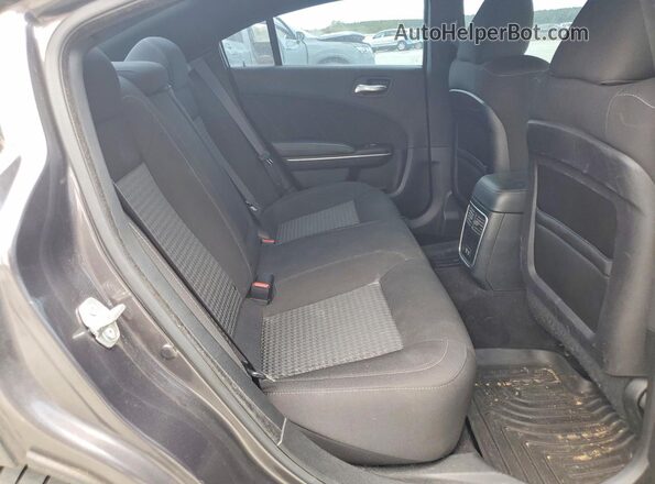 2C3CDXHG9KH740337 2019 DODGE CHARGER Charcoal Vista de los asientos traseros