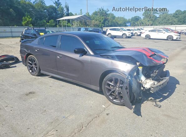 2C3CDXHG9MH502006 2021 DODGE CHARGER Charcoal Przód prawy