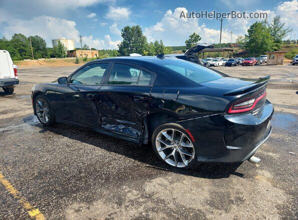 2C3CDXHG9MH643674 2021 DODGE CHARGER Black Հետևի ձախ
