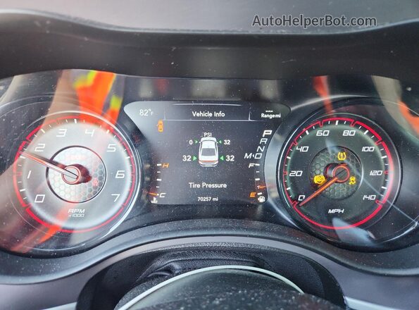 2C3CDXHG9NH129678 2022 DODGE CHARGER Black Widok zestawu wskaźników