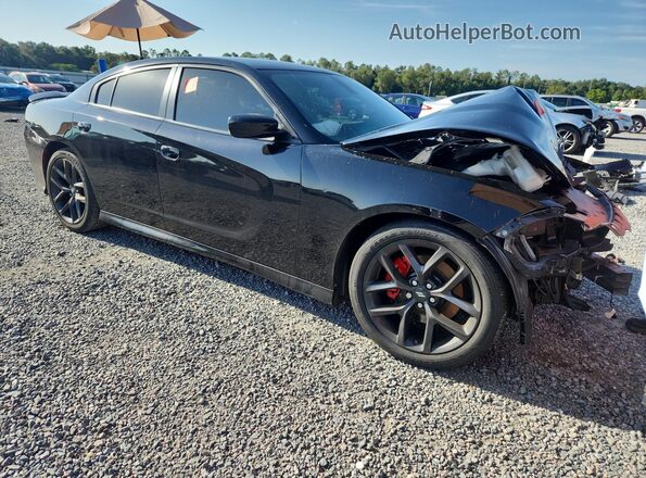 2C3CDXHG9NH129678 2022 DODGE CHARGER Black Przód prawy