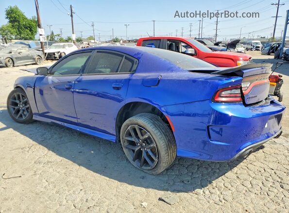2C3CDXHG9NH138719 2022 DODGE CHARGER Blue Задня ліва чверть