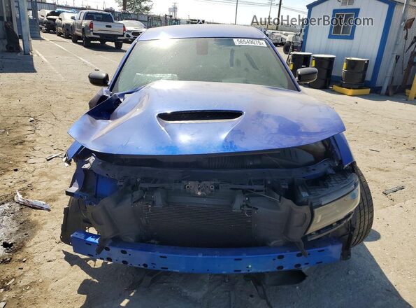 2C3CDXHG9NH138719 2022 DODGE CHARGER Blue Вид спереду