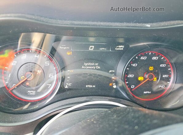 2C3CDXHG9NH138719 2022 DODGE CHARGER Blue Вид щитка приладів