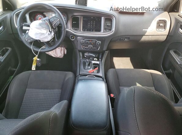 2C3CDXHG9NH138719 2022 DODGE CHARGER Blue Вид панелі приладів