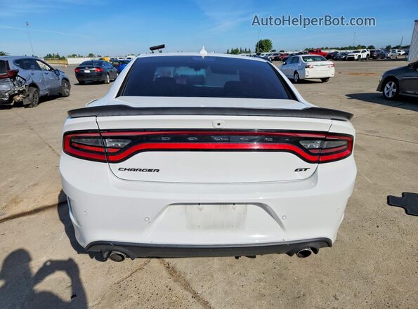 2C3CDXHG9NH173485 2022 DODGE CHARGER Белый Вид сзади