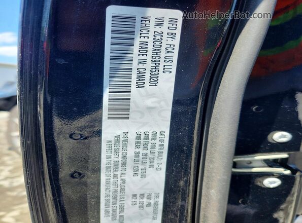 2C3CDXHG9PH530201 2023 DODGE CHARGER Black Vista del compartimento del motor