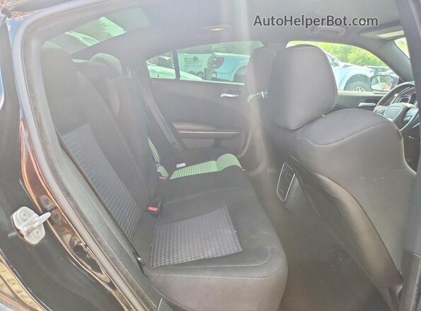 2C3CDXHG9PH530201 2023 DODGE CHARGER Black Vista de los asientos traseros